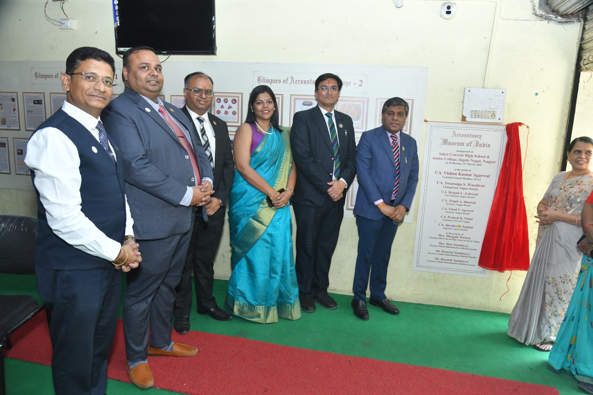 Happy to share that Inaugurated of Accounting museum  at Nagpur.