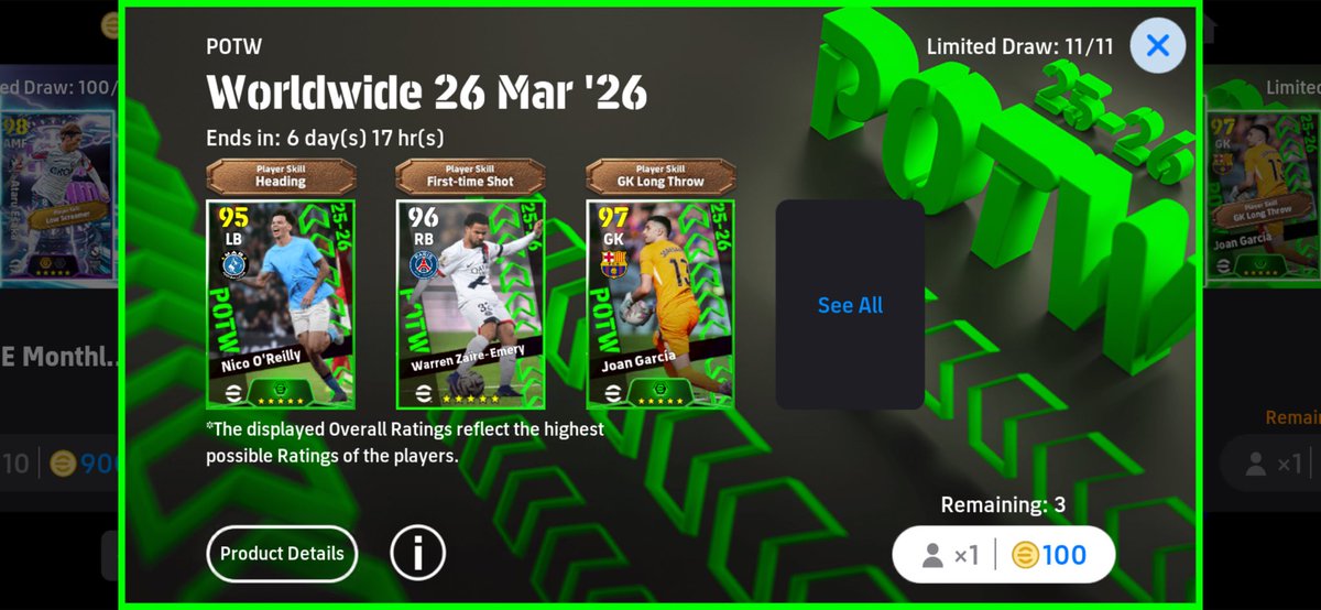 Efootball__PES's tweet photo. UCL &amp; League POTW #eFootball https://t.co/HY92xhW9Ln