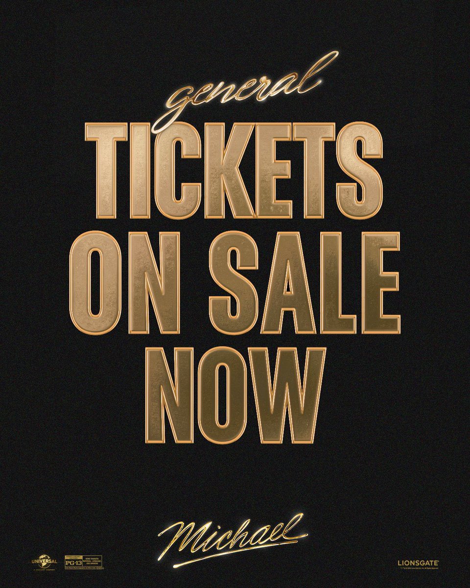 Luiz_Fernando_J's tweet image. MICHAEEEEELLL, THEY DONT REALLY CARE ABOUT USSSSS
True news, general ticket Pre-sales for KING OF POP #MichaelJackson’s music biopic #MICHAEL are officially online. But only through #Lionsgate at US #BoxOffice, since #Universal hasn’t kicked off Pre-sales overseas yet, as they