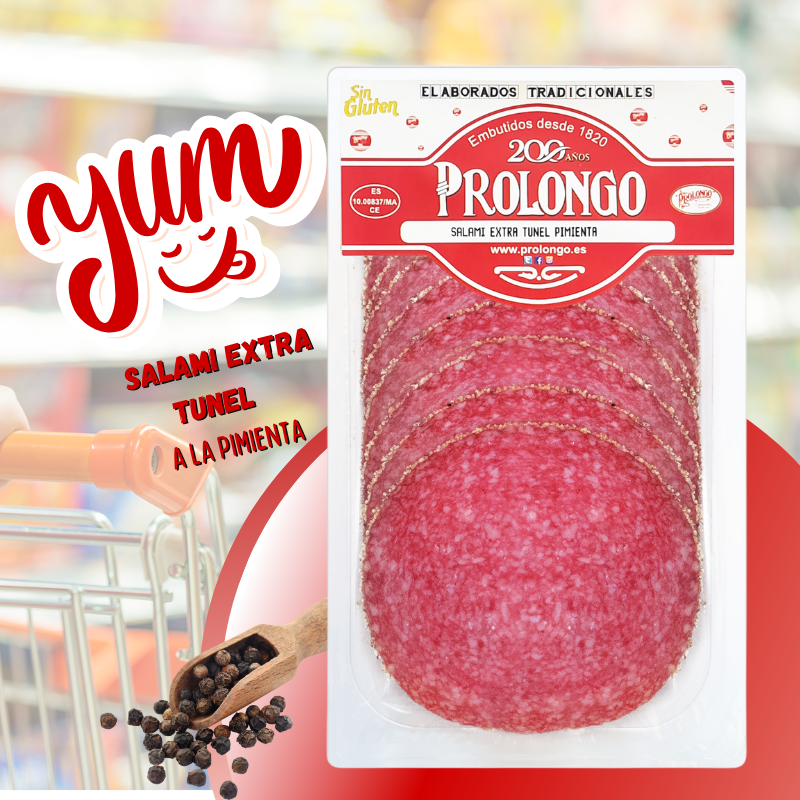 Prolongo1820's tweet image. Salami extra #Prolongo ideal para tus bocadillos y aperitivos.
#DesayunoProlongo #Prolongo #200AñosProlongo