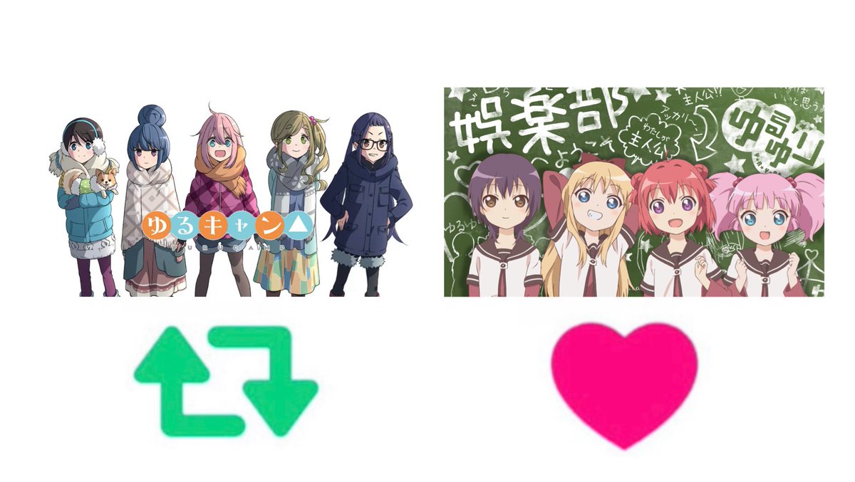 neeche24's tweet photo. 名前に『ゆる』が付くアニメといえば？ https://t.co/4llUSIr7mz