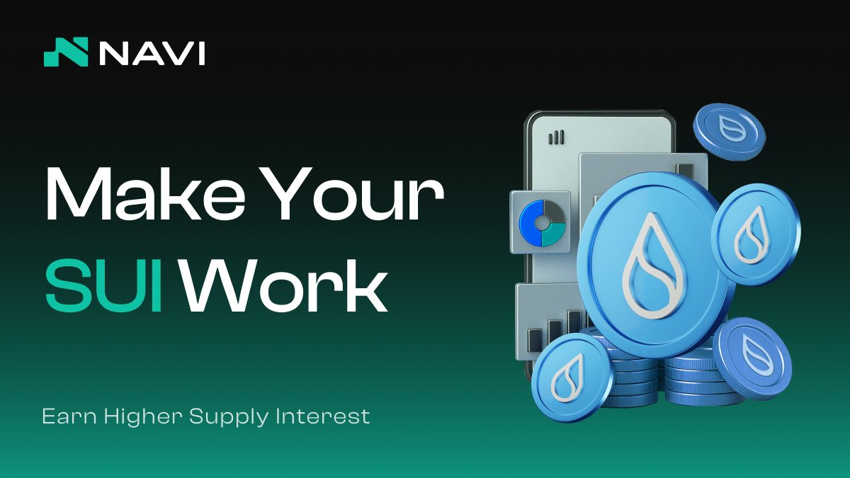 navi_protocol's tweet photo. SUI demand is picking up on NAVI — with borrow APR now under 2%.

As activity builds, supply rates are moving higher.
Let your SUI do a little more https://t.co/HjdVSUznqv