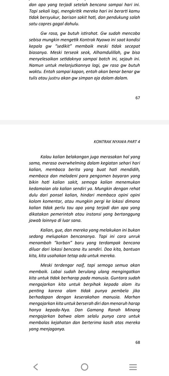 CitraRiani3's tweet photo. @mwv_mystic Min. Kangen labai dan guntara🥺 Kapan lanjutin perang mereka. Kapan jugak comeback lanjutin cerita yg batch pak sumarno. Lanjutin lagi ceritanya,please min.. jgn selesai gitu aja ya. Bnyk pembacamu yg menunggu.. jgn hiatus lama2 ya min.. https://t.co/BM75IXcBIA
