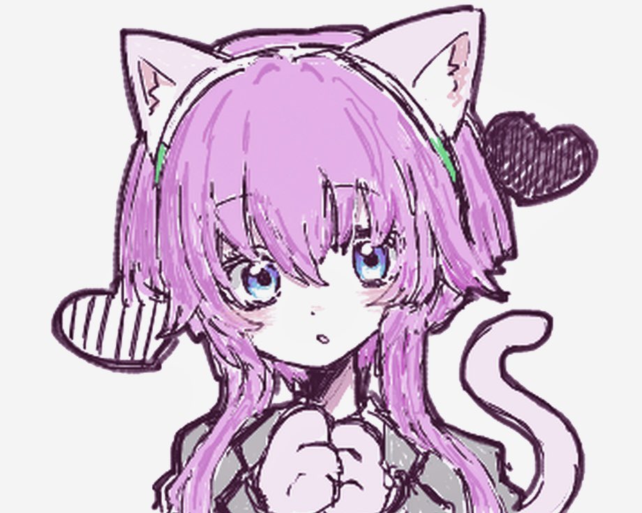 _U6ON's tweet photo. 猫② 全部絵チャの産物なので画質悪い https://t.co/lFfCtLVLH8