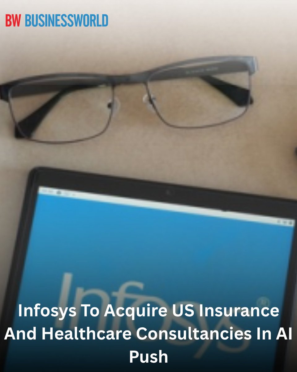 BWBusinessworld's tweet image. Infosys To Acquire US Insurance And Healthcare Consultancies In AI Push

Read more: businessworld.in/article/infosy…

@anuragbatrayo |  @NFWarsia | Tanvie Ahuja

#Infosys #Stratus #OptimumHealthcareIT #Acquisition #Insurance #healthcare