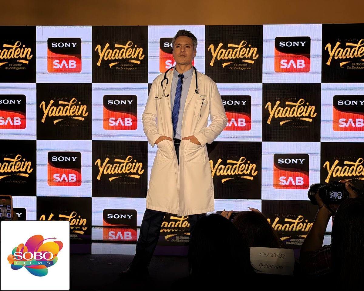 Sobo_Films's tweet photo. Highlights from the official press conference of EK DOCTOR DO ZINDAGIYAAN. A compelling story, brought to life by a powerful cast and vision. 🎬

Yaadein – From 6th April, Mon–Sat, 8 PM, only on Sony SAB.

#SoboFIlms #EkDoctorDoZindagiyaan #PressConference #SonySAB #ComingSoon https://t.co/FnuLpVQIUr