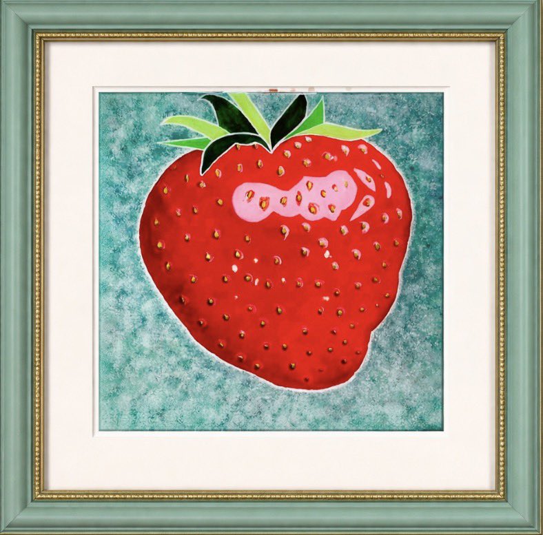 ArtFromTheShed's tweet image. When yesterday's snow makes you heart sore for summer and strawberry season... 🍓

Acrylic with resin overlay on thick-wall canvas covered board. 

#acrylicart #resinart #popart #strawberries #strawberry #retro #retrovibes #sundae #icecreamsundae