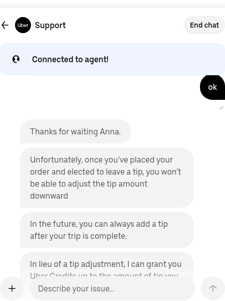 Just found out <a href="/UberEats/">Uber Eats</a>  won't reduce a tip for poor service. So place the order with a tiny tip and then increase if they did their job right? This is so stupid.