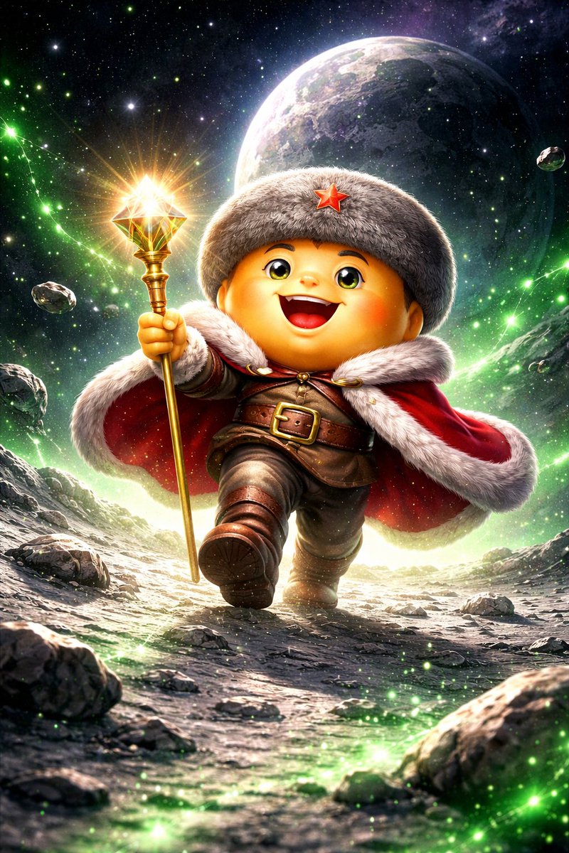 It's green! 
It's golden!
It's silent, yet it's so loud! 
It's calm yet so violent! 

From barking to soft squishing... 
I'm balanced in a space without gravity! 
Poised &amp; Positioned to rule on the moon! 

What am I?