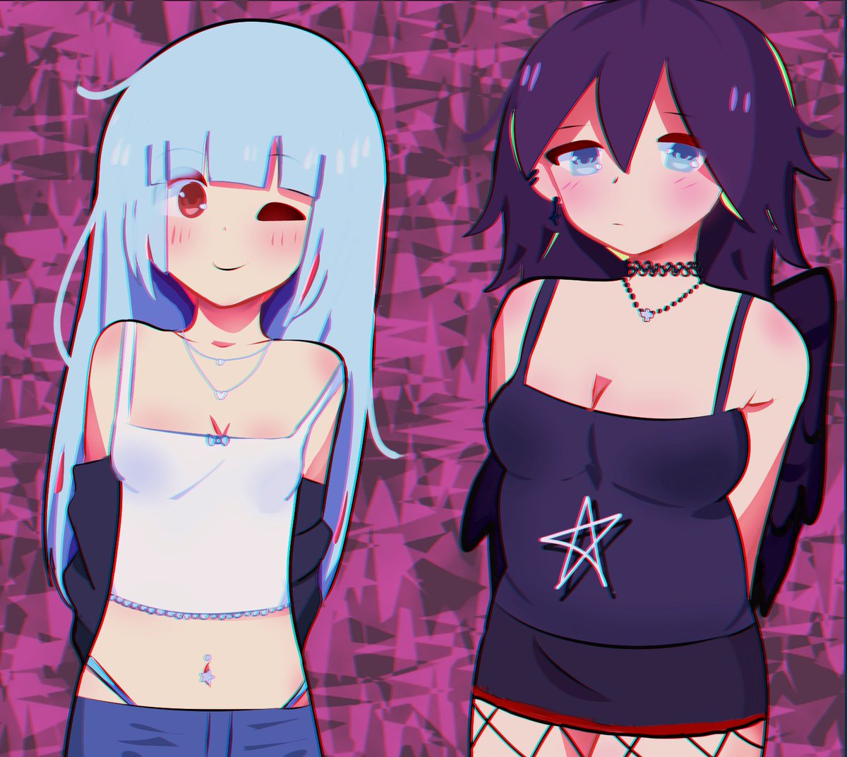 9fawns's tweet photo. my girls ;3 aika and eve https://t.co/CQKzs1L6Vl