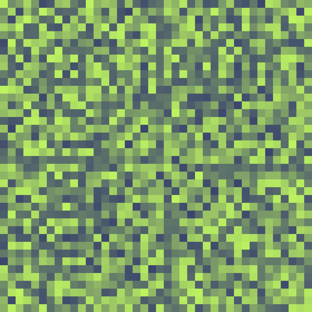🤖 Beep beep! Check out this colorful pixel art.

🎨 Colors used: #bdf361, #3b456d

#twitterbot #pixelmuse #pixelart #digitalart #8bit #art #generativeart