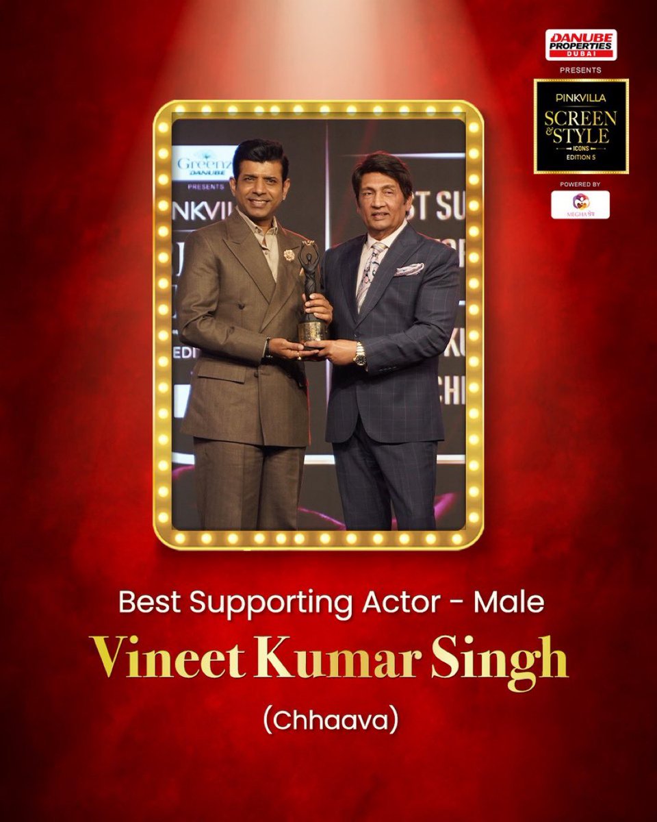 Bobasant87's tweet photo. 🏆🔥 نجم مبدع 🔥🏆
فوز ⭐️ Vineet Kumar Singh ⭐️
بجائزة أفضل ممثل مساعد عن فيلم Chhaava 👏🎬
أداء قوي ومؤثر يثبت مرة أخرى أنه واحد من أكثر الممثلين undervalued في بوليوود 💥
#VineetKumarSingh #Chhaava #Bollywood #BollywoodAwards #BestSupportingActor #IndianCinema #Pinkvilla #ScreenAndStyle #BollywoodNews