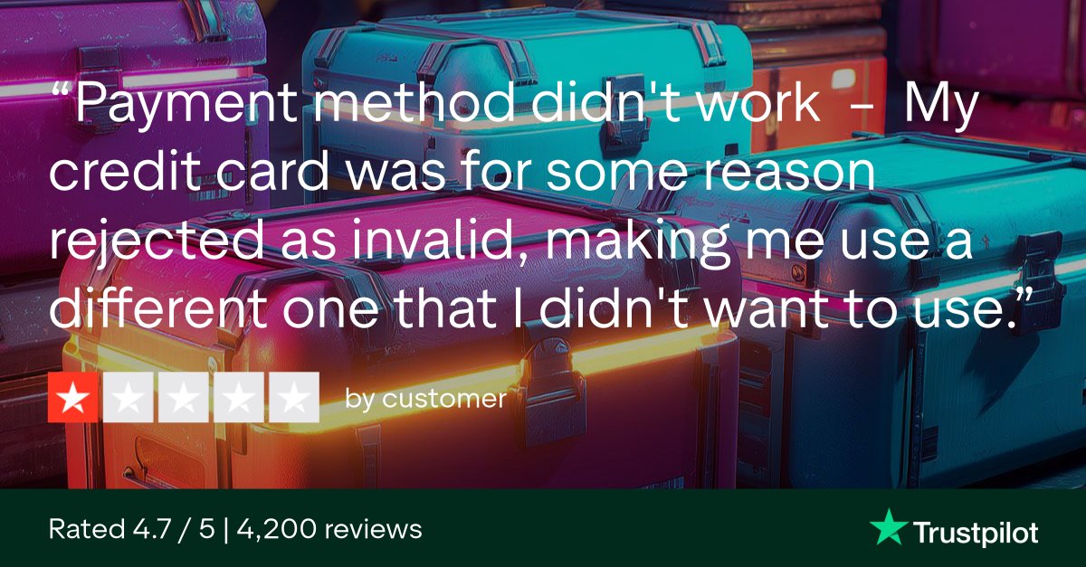 YUPLAY_COM's tweet image. Not every experience is a 5★ one... and that’s okay.
We’re always here to help when things don’t go as planned. 🎮💙
#Yuplay #CustomerCare