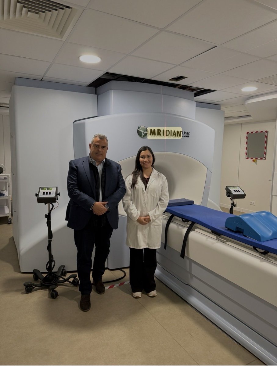 fcounago's tweet photo. La Dra. Dulce Urias 🇲🇽 (INCAN) finaliza su fellowship en GenesisCare Madrid 🇪🇸
🔬 Radioterapia adaptativa con MR-Linac e Investigación
👏 Rotante ejemplar
¡Gracias por todo, Dulce! Mucho éxito ✨
#Radioterapia #MRLinac #Oncología https://t.co/IJgs98BNu3