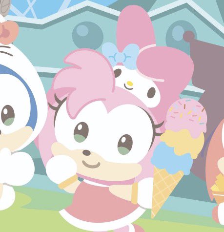 Daily Amy and Tails tweet media