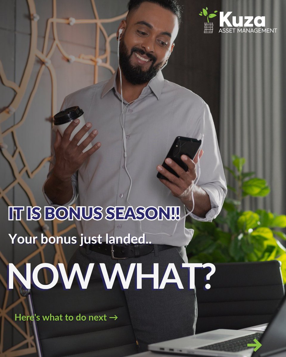 Kuza_Asset's tweet photo. Bonus season is here. You put in the work and you’ve earned every shilling of it.
But beyond the celebration, the smartest move right now is knowing exactly where it goes next.

At Kuza, we understand that everyone’s financial journey looks different, and the right decision depends on where you are and where you want to go.

Swipe through to explore different ways you can make your bonus work for you. 👉

Ready to take the next step?
Download the https://t.co/15a1ndjiuf mobile app, available on the Google Play Store and App Store, or register via our client portal:
https://t.co/7mfYMOhDgs

#kuzaassetmanagement #investwithus
