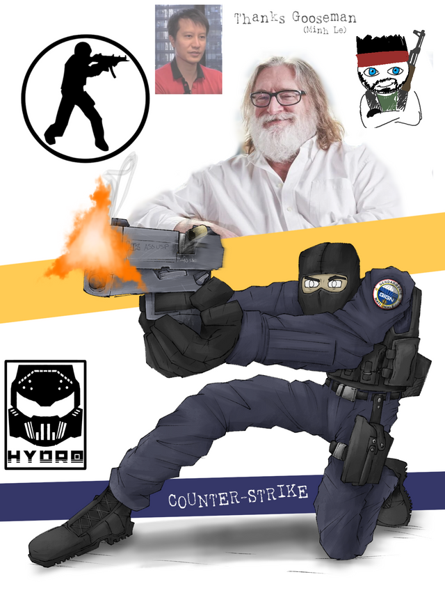LambdaGenPosts's tweet photo. This is a CS artwork I made because yesterday was the exact day CS: Condition Zero was released!
Thank you all so much, I've been on ...
By Hydro in Counter-Strike / Fan content https://t.co/Sw8bkBdwbe #counterstrike #fancontent https://t.co/sYBrs0LI1I
