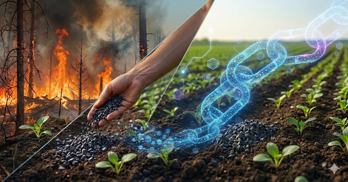 The Liquidity of Basalt

How do you turn 1,000 tons of volcanic rock into a liquid climate asset? 🪨💧

At Flour-Yield, we aren't just spreading dust; we are digitizing permanence.

The friction in the carbon market is real:
❌ Slow verification
❌ Opaque supply chains
❌ Lack of