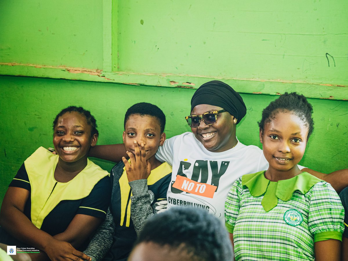 UrCyberGuardian's tweet photo. At our recent outreach on March 12, 2026, at Glorious Haven Montessori School, Rafiatu Ibrahim, Executive Director of Your Cyber Guardian, led an engaging session with students on a critical topic — cyberbullying. https://t.co/7mkjao8qRA