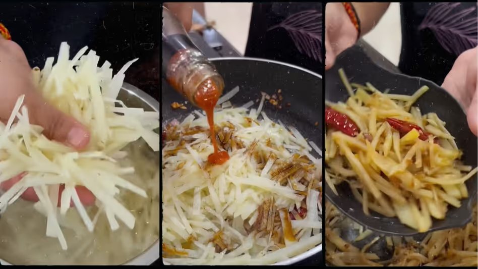 GoodNewsToday's tweet image. Aloo Ke Noodles Recipe: घर पर इस तरह तैयार करें आलू से बने नूडल्स.. टेस्ट में हैं लाजवाब और हाइजीन की कोई दिक्कत नहीं, ऐसा स्ट्रीट फूड जिसे बच्चे मांग... 

#Recipe #Noodles #Homemade #Food #Street #Style 

पूरी ख़बर पढ़ें: tinyurl.com/dhsknrf7