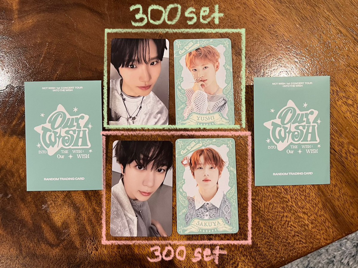 wts lfb ph nct wish

into the wish our wish trading cards
- fresh pulls

☆ jaehee + yushi set P300
☆ ryo + sakuya set P300

mop: gcash | mod: j&amp;t or lalamove

🏷️ sion riku yushi jaehee ryo sakuya steady album color pc photocard withmuu pob keyring steady ktown4u dmm vc
