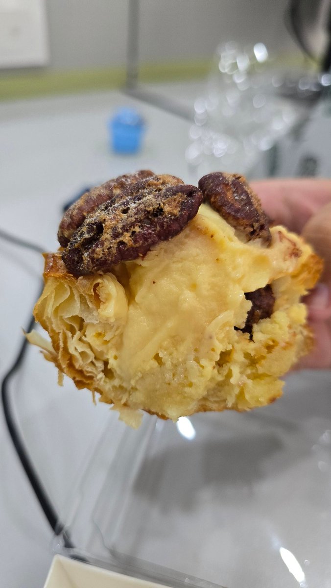 thinking about this fatass pecan custard tart i had a few days ago like it was Heavy 🤤