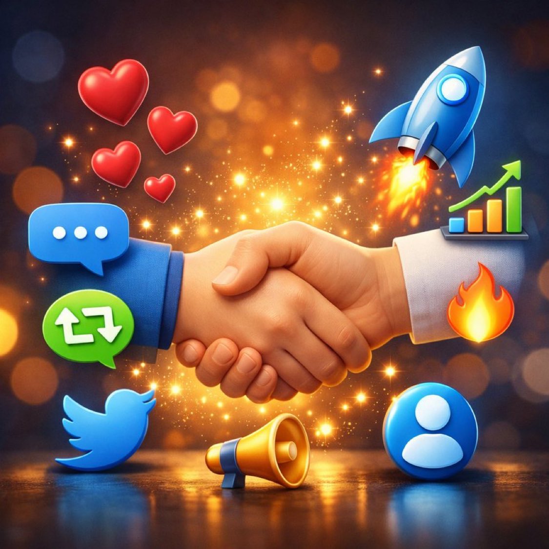 يلا دعم للحسابات 🔥
القوانين:
✔️ ريتويت 🔁
✔️ لايك ❤️
✔️ تعليق بكلمة 🔥
بعدها ادخل التعليقات وأضف الجميع
الكل يدعم الكل 🤝
انطلقوا 🚀.