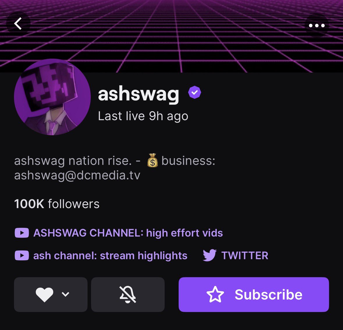 Ashswag updates tweet media