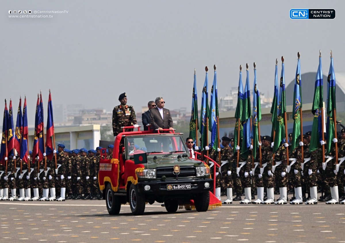centristnattv's tweet image. After a hiatus of 18 years, a grand parade was held at the National Parade Square in the capital to mark National Independence Day

Pictures: Facebook | PMO Bangladesh
#independenceday #Independencedaybangladesh #tariquerahman