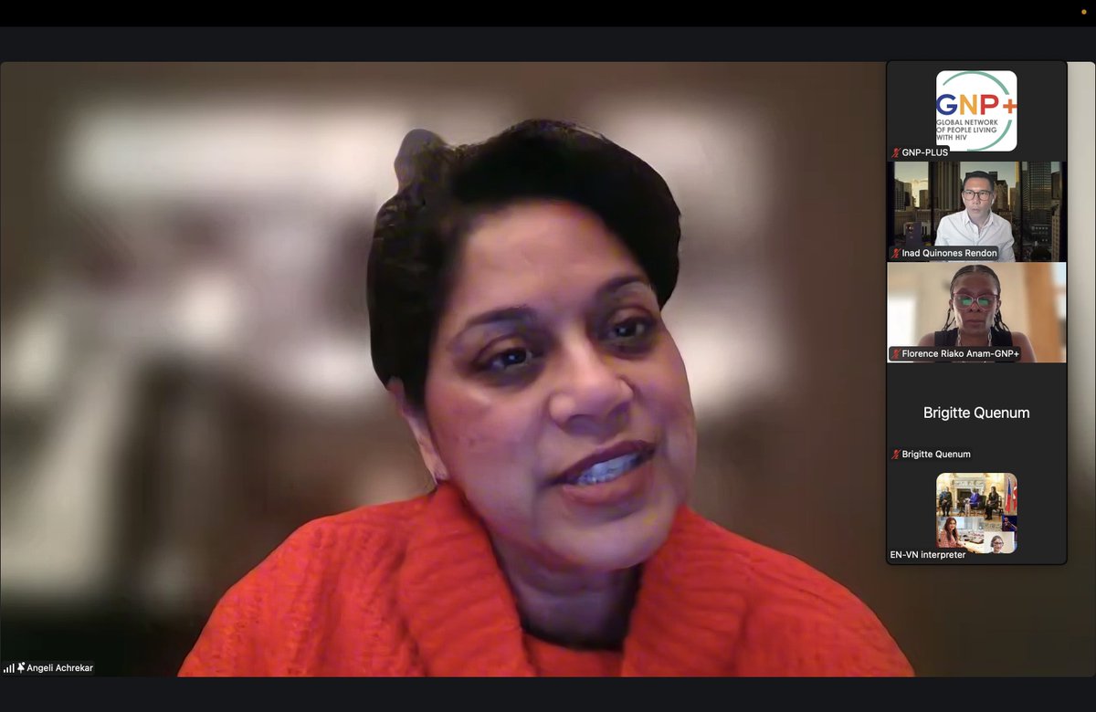 gnpplus's tweet image. "The #GlobalAIDSstrategy is not a strategy for @UNAIDS, it's a strategy for the world, what we need to end #AIDS as a public heath threat." @AchrekarAngeli