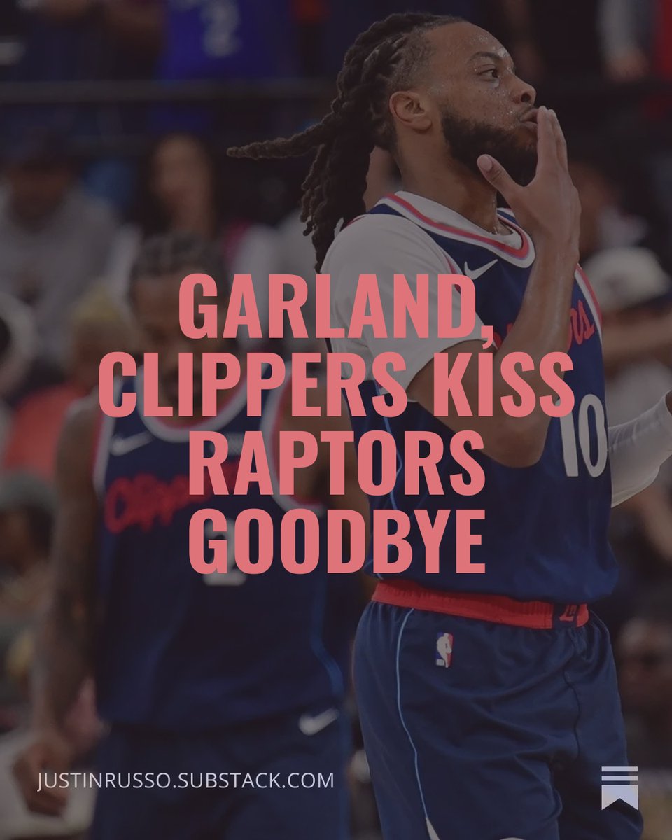 FlyByKnite's tweet photo. 🚨NEW: Darius Garland has been a certified Hollywood blockbuster, and in Wednesday’s win, the LA Clippers guard showed just how great he is with a dazzling display that left the Toronto Raptors helpless and his teammates aware of what he’s opened up for them.

🔗LINK BELOW!!👇👇 https://t.co/TqahL41DNM