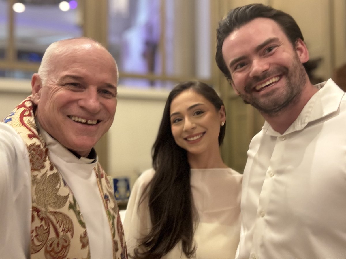 Congratulations Jack and Rachel!!  They had their marriage blessed yesterday!