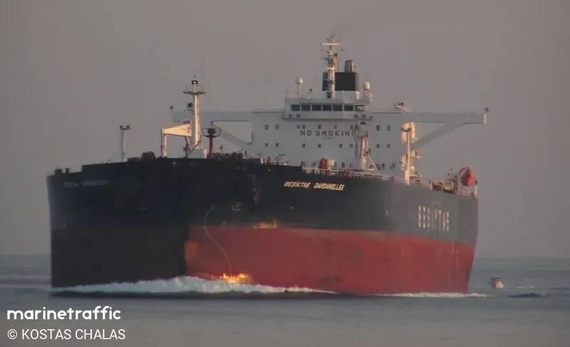 Sea Drone Hits Turkish Oil Tanker in Black Sea Near Bosph...
