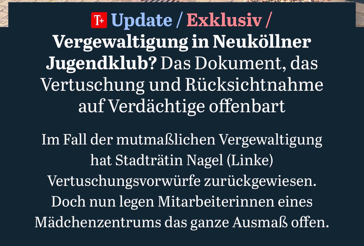 Marie von den Benken tweet media