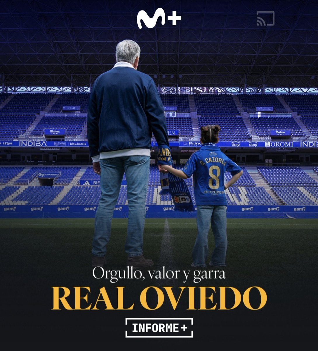 menchudlim's tweet photo. El @RealOviedo cumple cien años y en @InformePlus hemos querido unirnos a la celebración. “Orgullo, valor y garra. Cien años del Real Oviedo”. Un homenaje al club, a sus jugadores y también a la afición. La que nunca, en cien años, ha soltado de la mano a su Oviedín. https://t.co/tdCqVepZdR