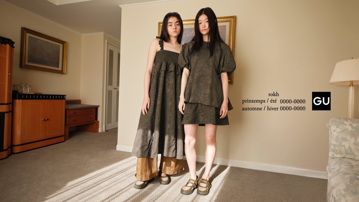 本日販売開始​
​
rokh(ロク)とジーユーによるコラボレーション。​​​
​
2026年春夏コレクションはジャカード生地やペプラムシルエットなど​
​
どこか懐かしさを感じる「Play in Style」なアイテム​
​
詳細はこちら👉s.gu-japan.com/4bHZRLy