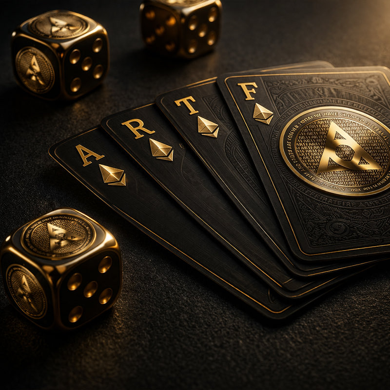 Art is not a roll of the dice nor a draw from a deck of cards. 🎲🃏

It is not chance that determines its value, but the creator’s intention, experience, and courage. 

Chance may inspire — but it is the human who gives it meaning. 🎨