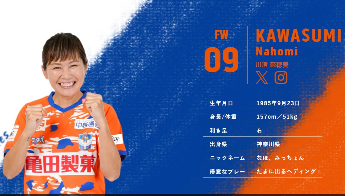 アルビレックス新潟レディース【川澄奈穂美サイン入り