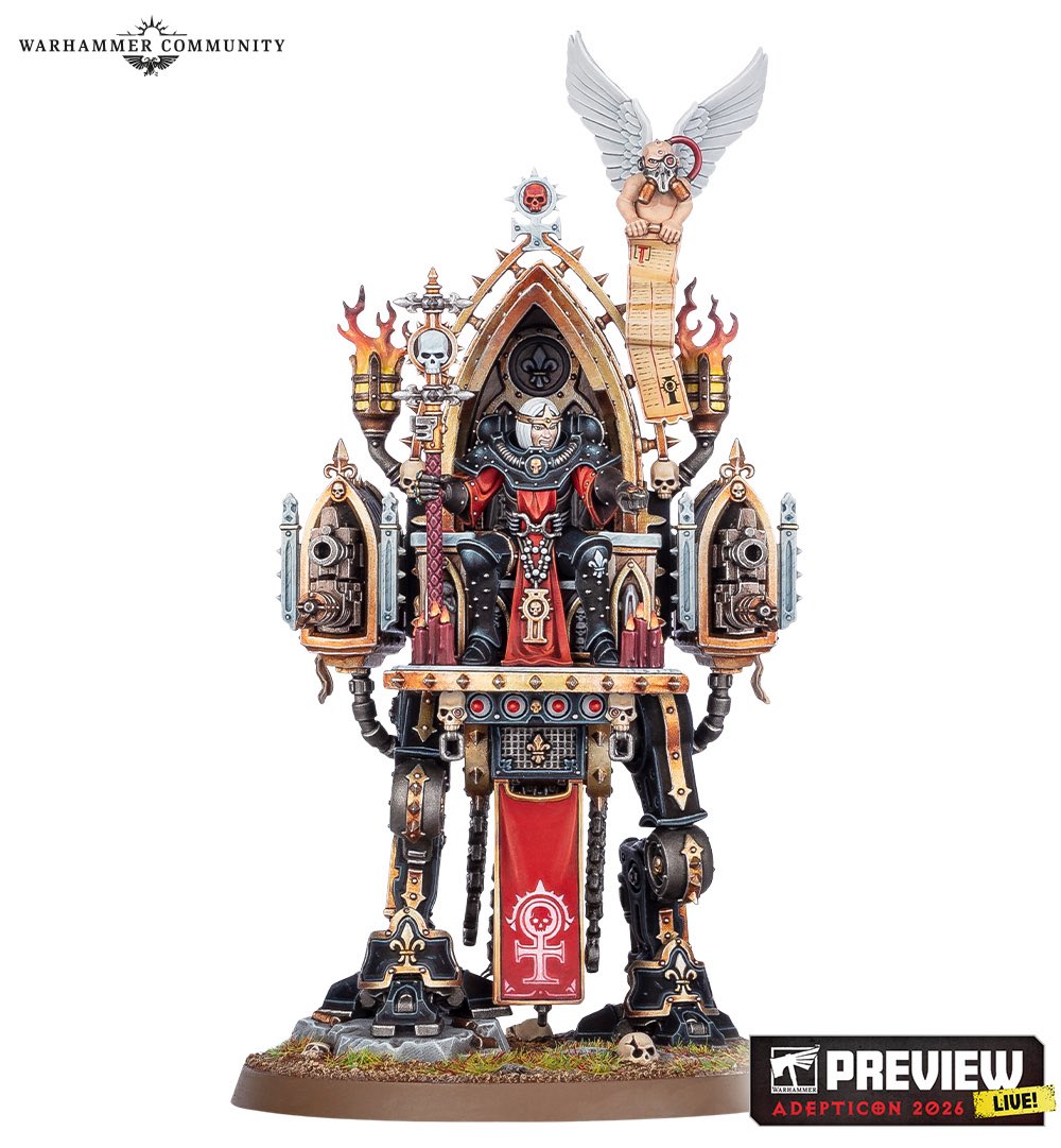 The new battle sister model is cool I guess but every time I see it I can’t stop thinking of a weaponized baba yaga chicken house