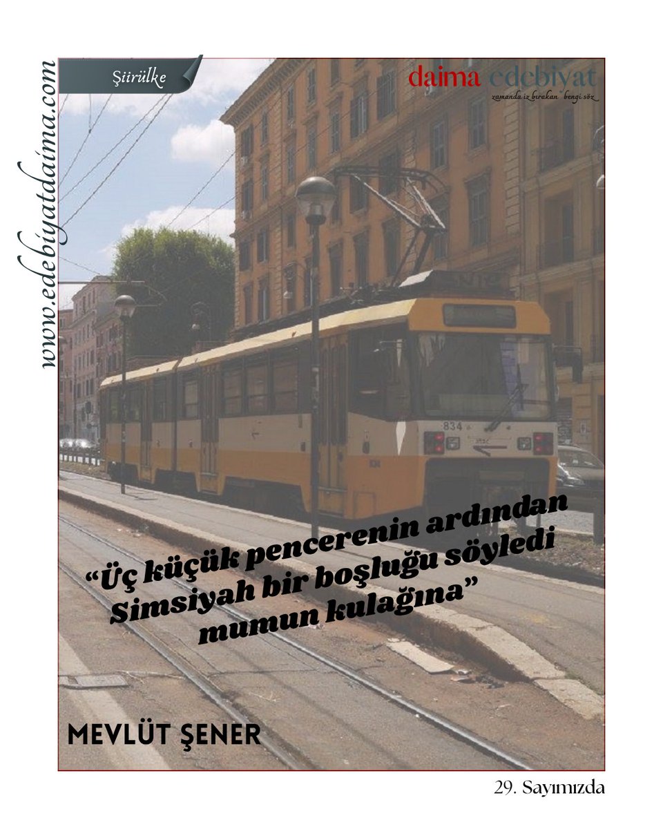 Daima Edebiyat • Kültür, Sanat, Edebiyat Dergisi tweet media