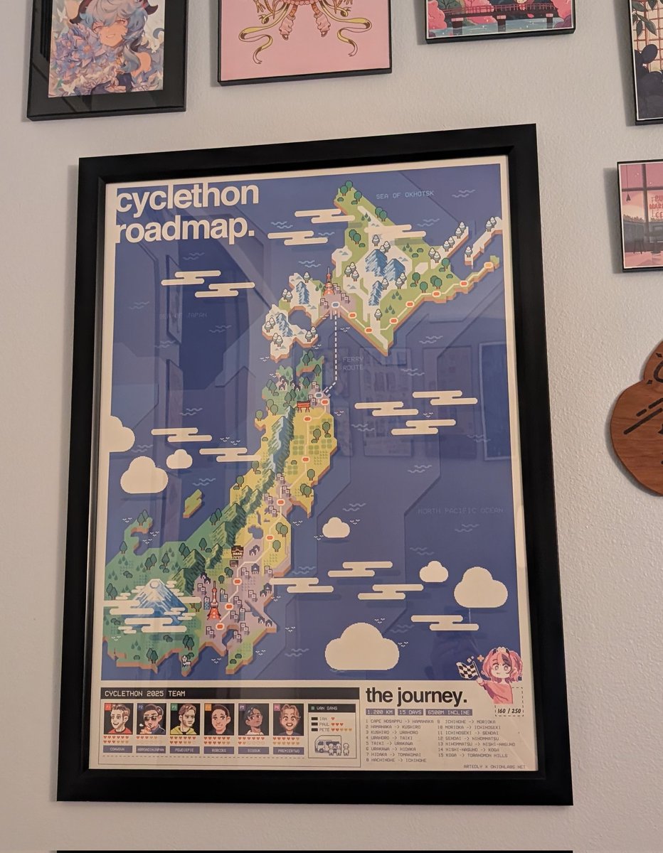RainyRentyn's tweet photo. I'm so excited for Cyclethon 5!

I have my poster up &amp; framed from last year! I can't wait to watch all the fun &amp; see all the money raised for a great cause! ✨ https://t.co/BSPi50bTOQ