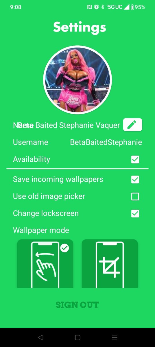 BetaBaitedSteph's tweet photo. Toooooootally not leaking my WallClaimer or anything...(hard rules: no d pics, nothing political, aka just be civilized with MY phone) https://t.co/NCZ4hOWyLs