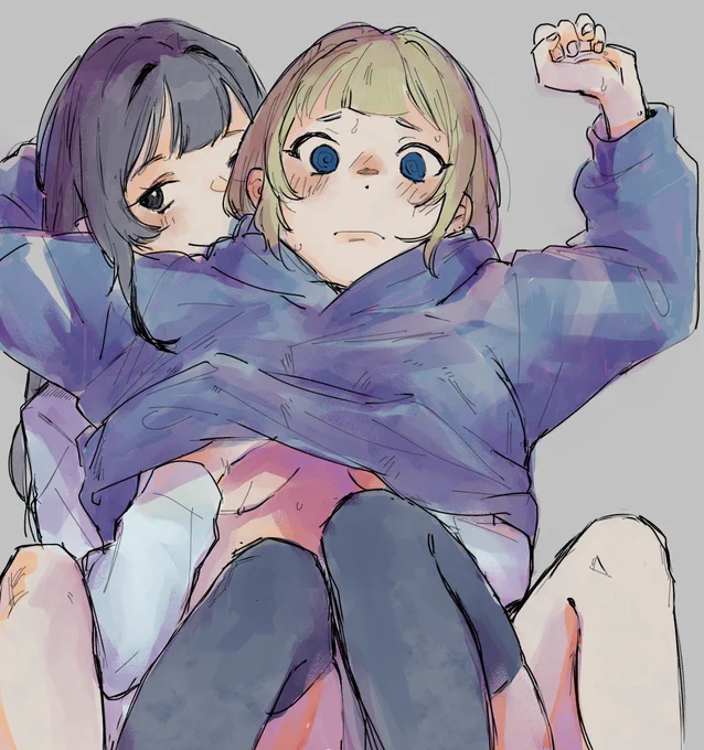 創作百合らくがき