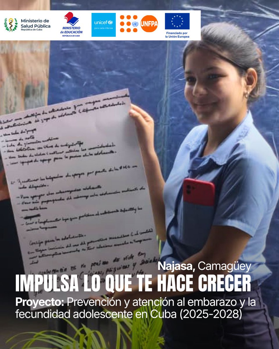 UNICEF Cuba tweet media