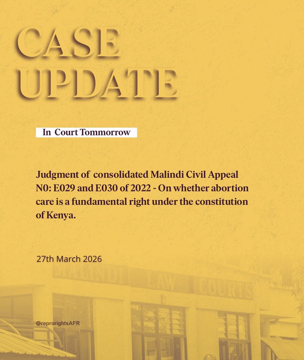 Center for Reproductive Rights Africa tweet media