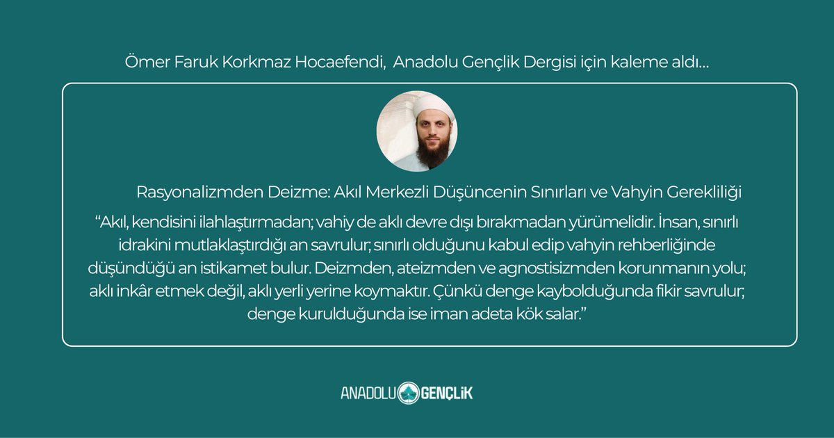 Anadolu Gençlik Dergisi tweet media