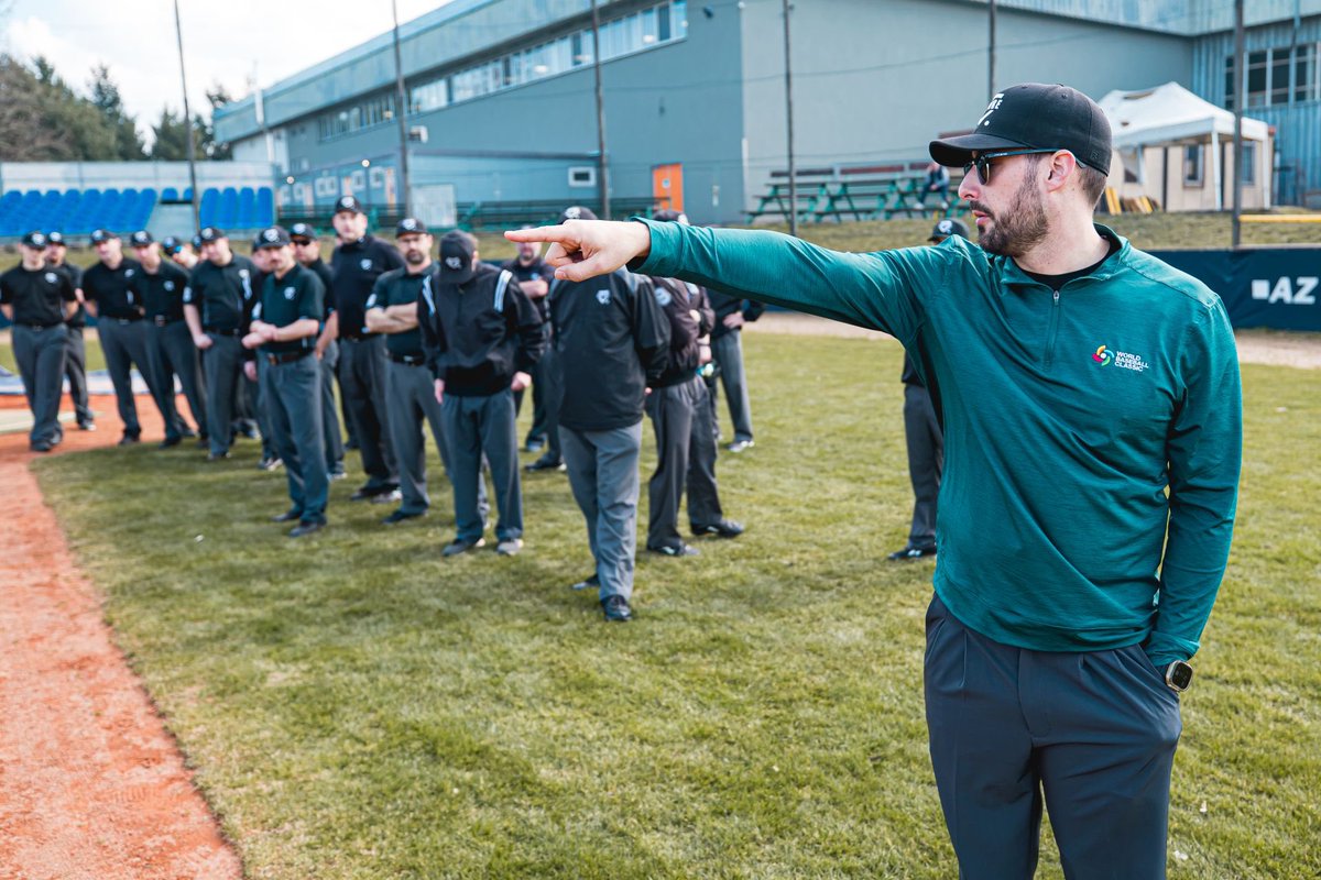 baseballczech_'s tweet image. Prague hosted a prestigious WBSC umpires clinic 👨🏻‍⚖️, giving Czech umpires valuable experience from the international stage. Under the guidance of experienced instructors from Puerto Rico, along with Czech #WBC umpires 🌎, participants focused on both theory and practice —