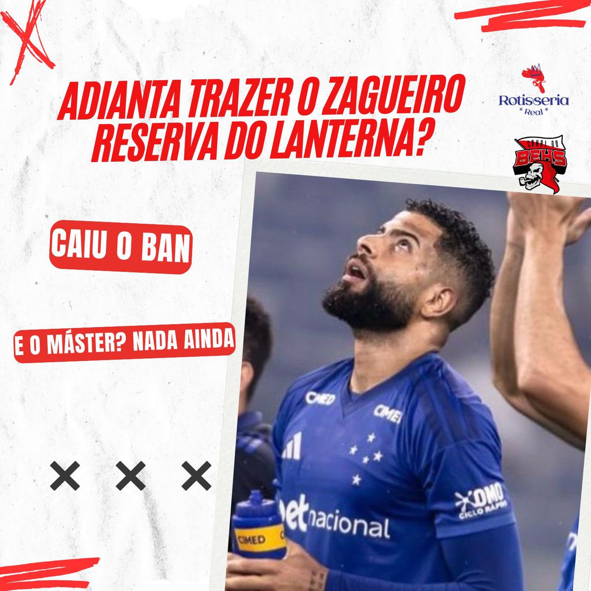 Lebehs's tweet photo. Adianta trazer o zagueiro reserva do lanterna?

Caiu o Ban
E o máster? Nada, ainda

https://t.co/kaEioKBucv

#INTER #brasileirão #saf #grenal #flamengo #corinthians #Grêmio #Z4 #Pezzolano #copadobrasil #transferban #cruzeiro 

📸 Reprodução Instagram joaomarcelomf https://t.co/XnfNJTljC0