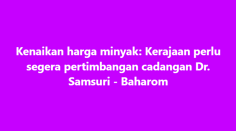SinarHarian tweet media