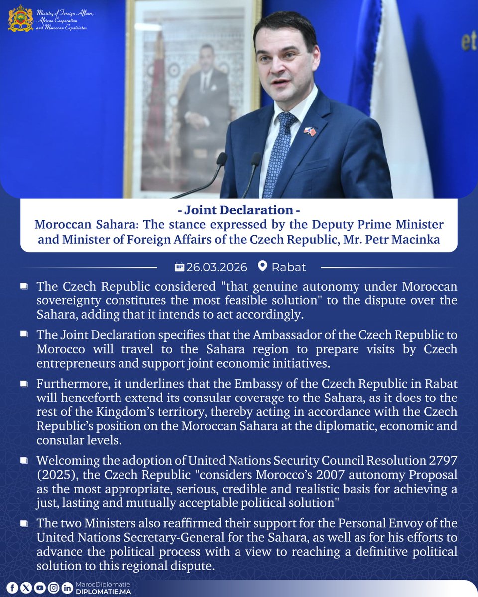 Moroccan Diplomacy 🇲🇦 tweet media
